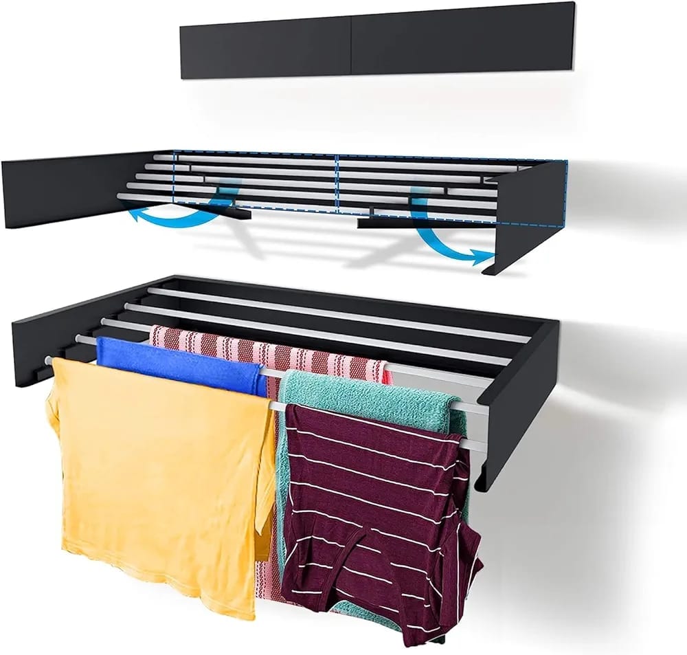 Foldable Cloth Drying Rack – Space-Saving Laundry Stand