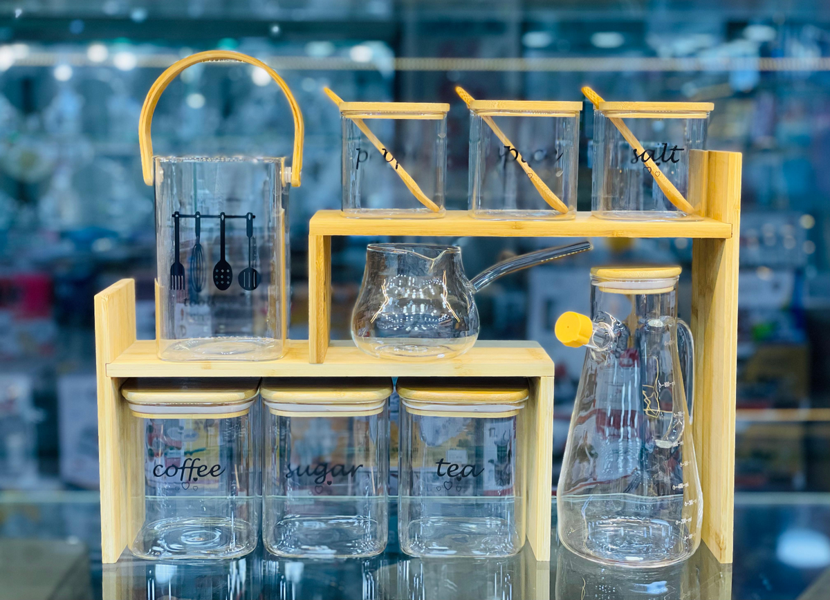 Glass Storage & Serving Set – Elegant Airtight Containers