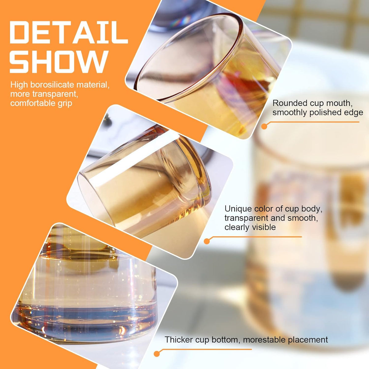 Borosilicate Juice Glass - Set of 6