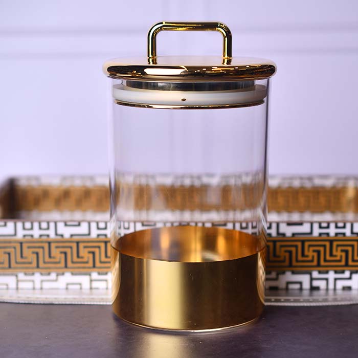 CrystalClear Acrylic Storage Jar – Durable, Transparent & Airtight Container ( 2 )
