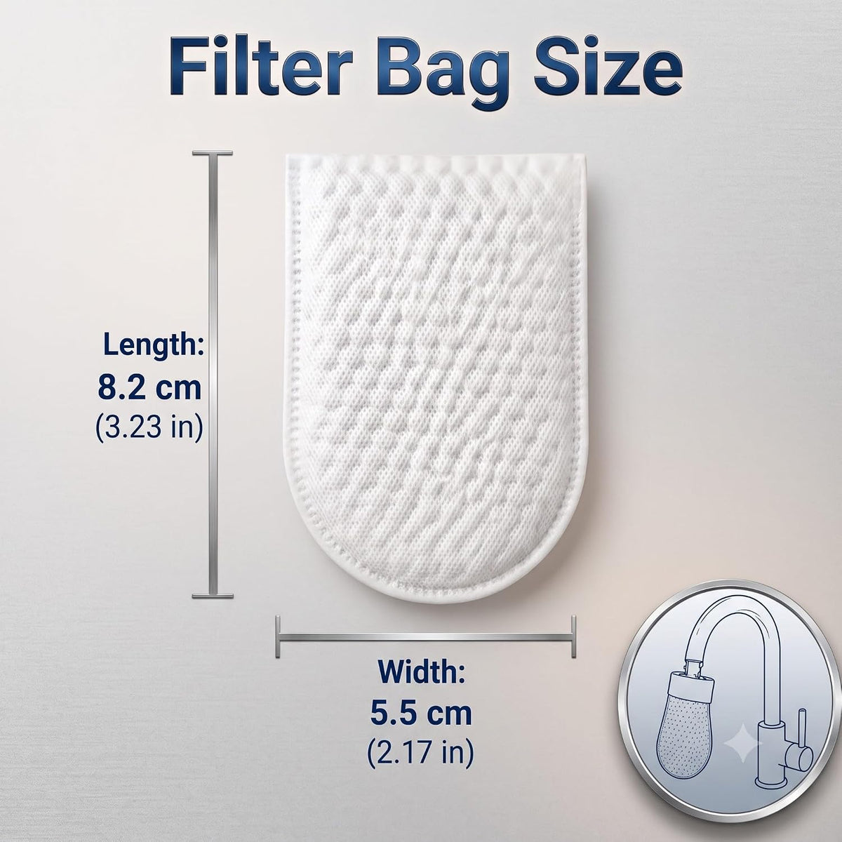 Universal Tap Water Filter Cotton Bags