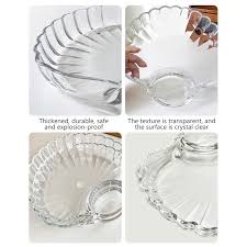 Elegant Plastic Divided Serving Platter with Dip Bowl