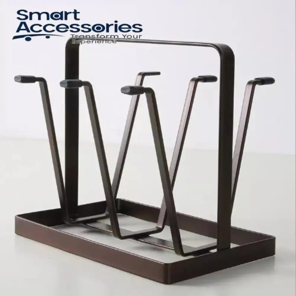 Iron Glass Stand And Cup Holder Kitchen Accessories