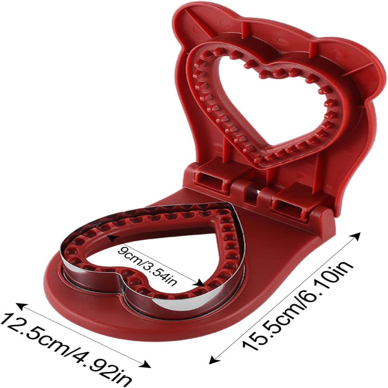 Heart Shaped Stainless Steel Sandwich Cutter