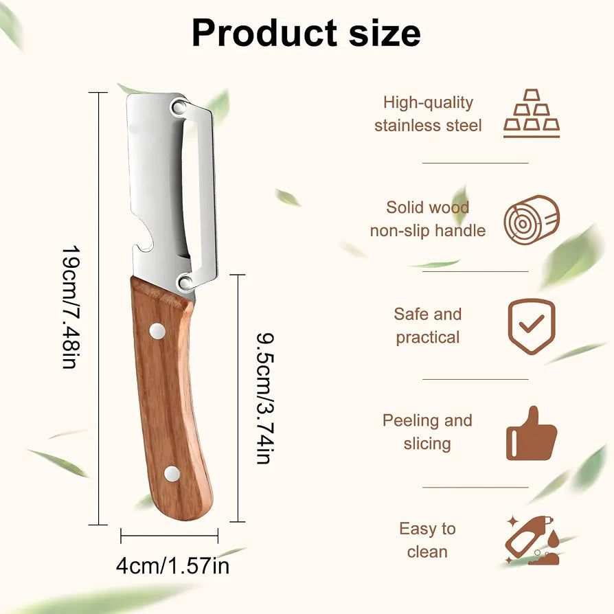 3-in-1 Kitchen Master Peeler – Vegetable Peeler, Slicer & Scallion Shredder
