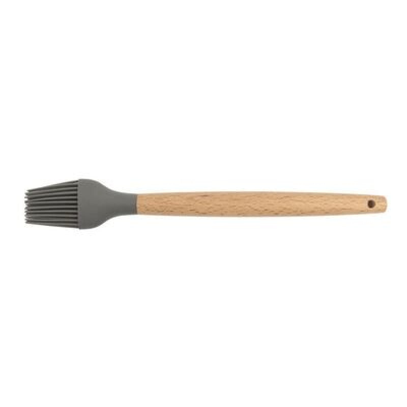 Silicone Kitchen Brush Wooden Handle