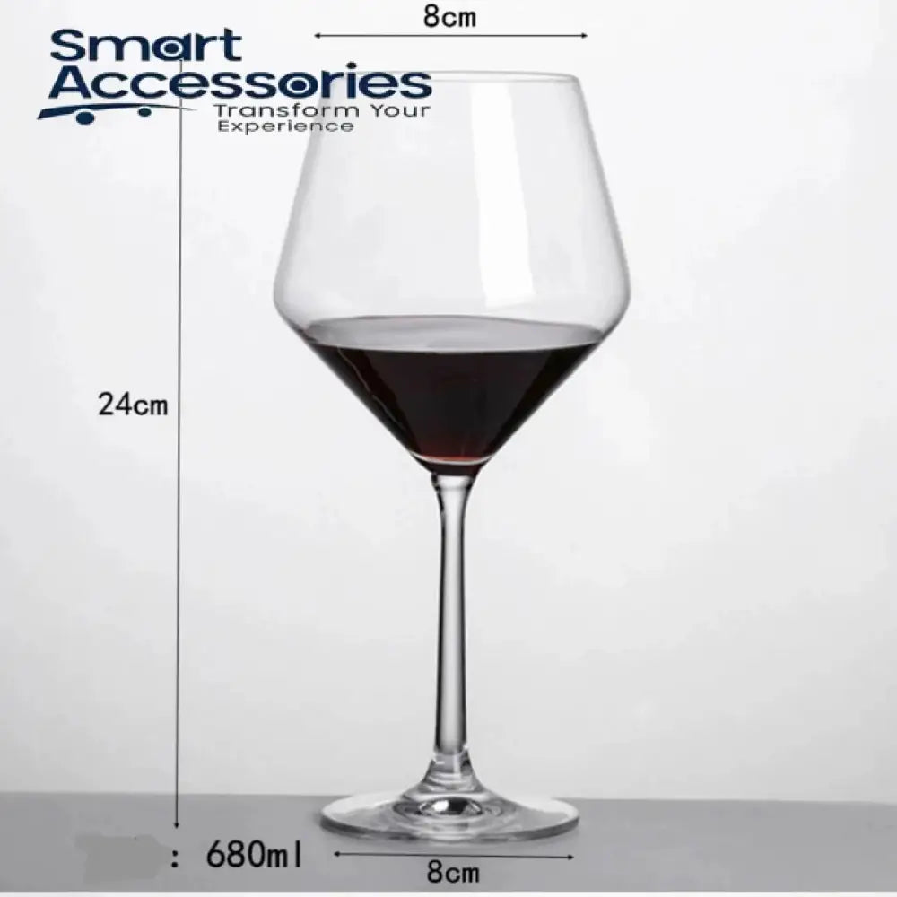 Set Of 6 Stone Wine Glasses