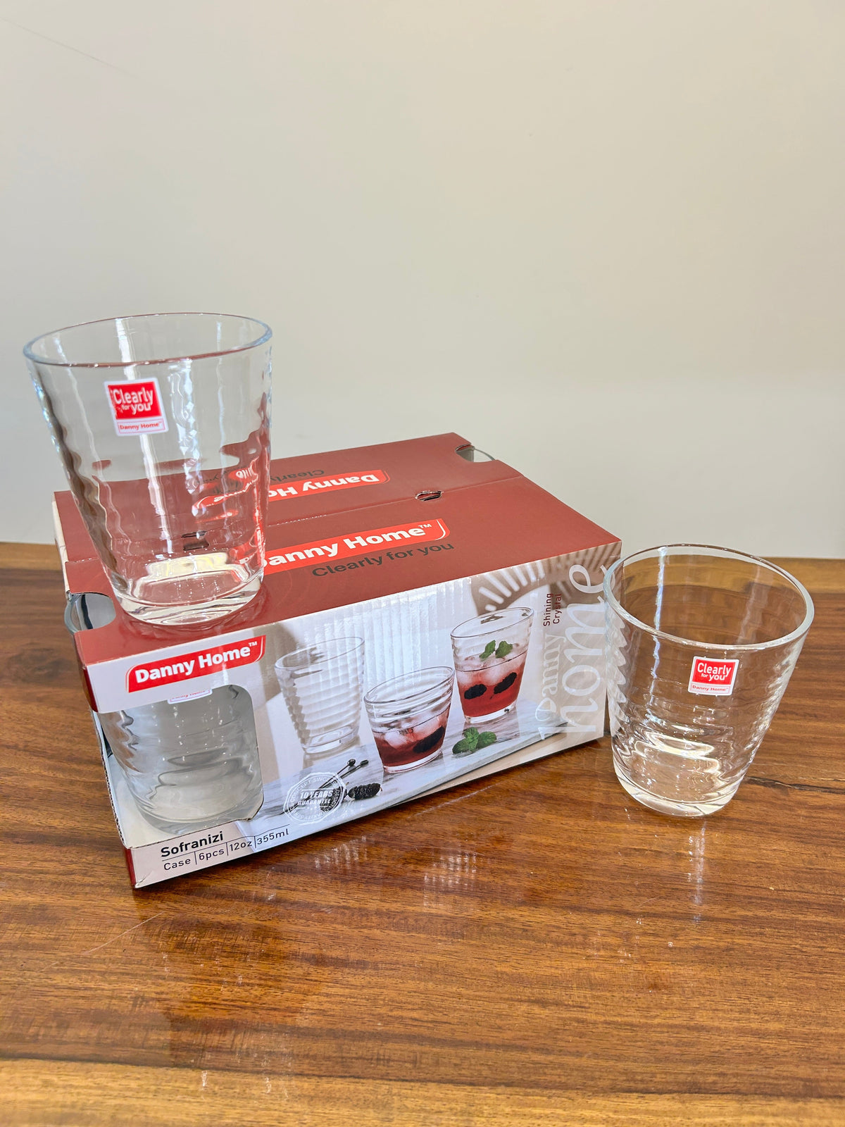 Danny Home Sofranizi Glass 6Pcs (355ml)