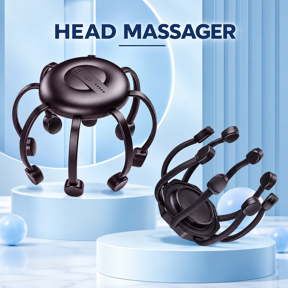 Electric 8-Claw Head and Scalp Massager