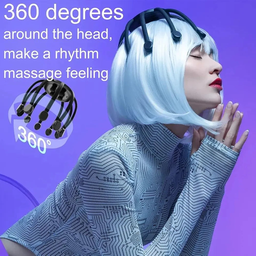 Electric 8-Claw Head and Scalp Massager