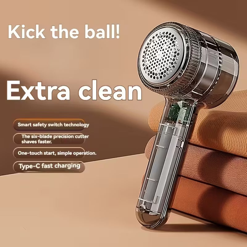 Rechargeable Hair Ball Trimmer, Transparent Lint Remover