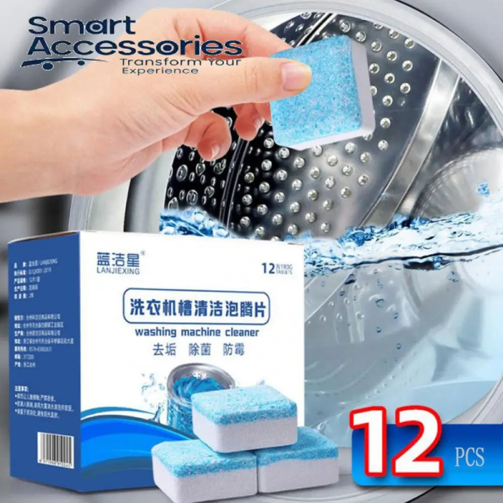 *12Pcs Washing Machine Cleaner Cleaning Tablets
