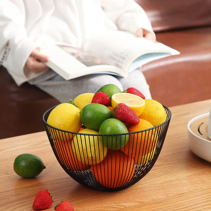 Metal Wire Fruit Basket For Kitchen