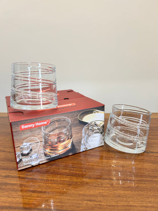 Danny Home Revolving Dancer Glasses 4Pcs (320ml)