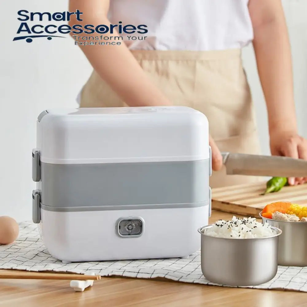 2 Layer Portable Electric Lunch Box
