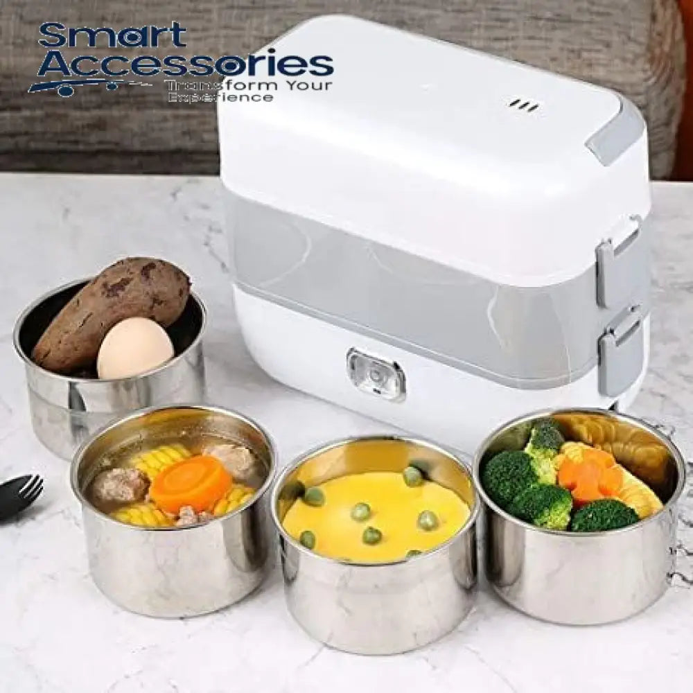 2 Layer Portable Electric Lunch Box