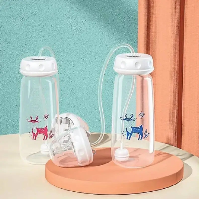 Hands Free Baby Feeding Bottle 150ml – Anti Colic, BPA Free Self Feeding Bottle with Silicone Tube
