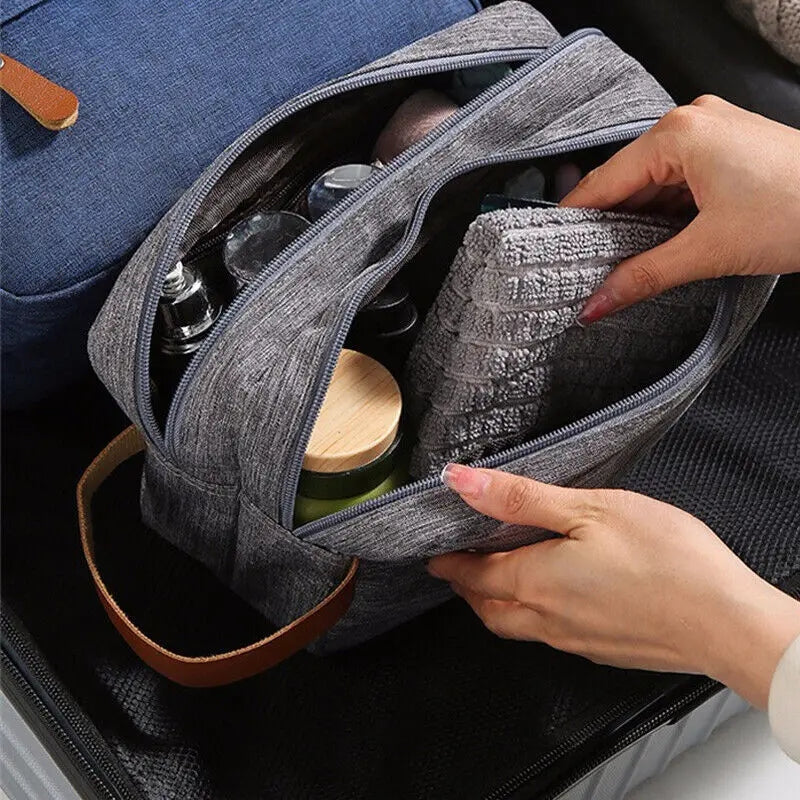 Dual Pocket Travel Toiletry Bag