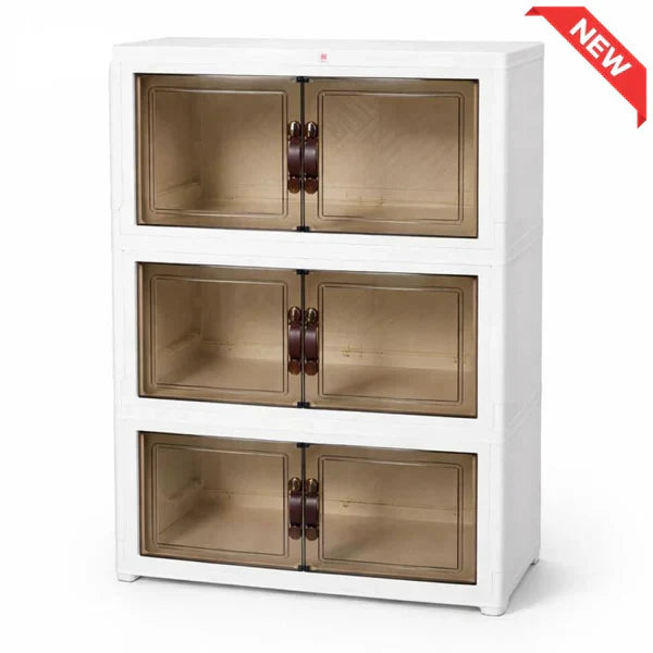 Storium Stackable Storage Cupboard 3-Layer