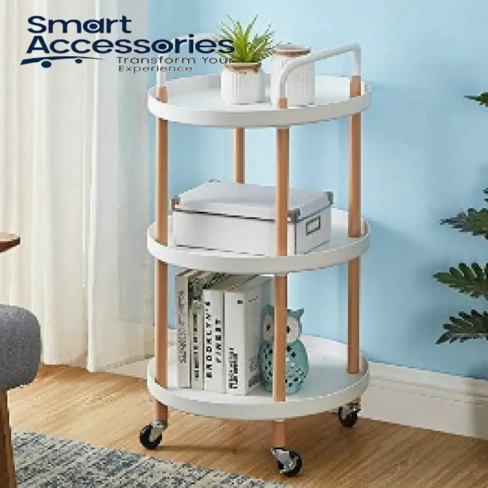3-Tier Luxury Movable Trolley