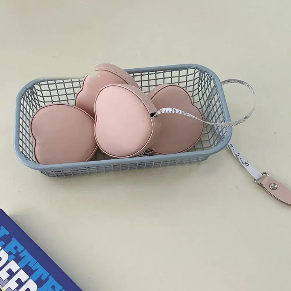 "Mini Heart Measuring Tape – Soft, Flexible & Pocket-Friendly"