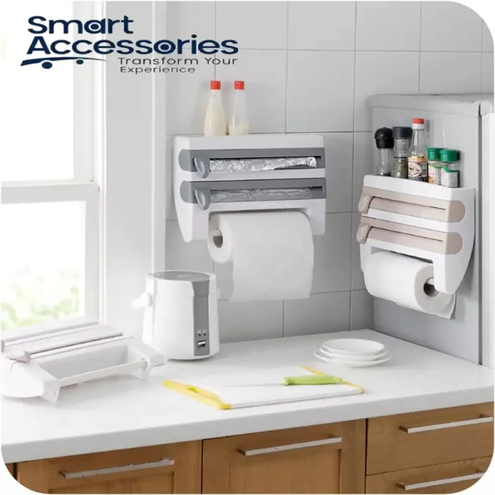4 In 1 Triple Paper Dispenser Home Accessories