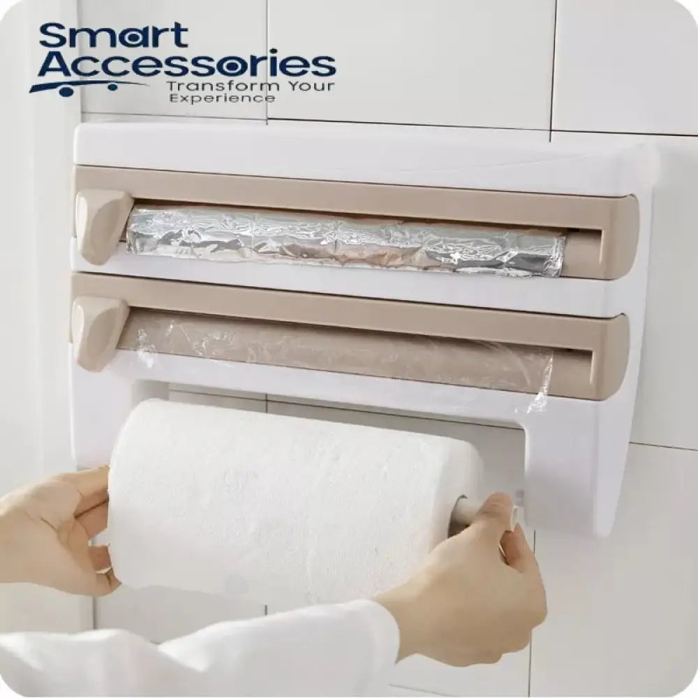 4 In 1 Triple Paper Dispenser Home Accessories