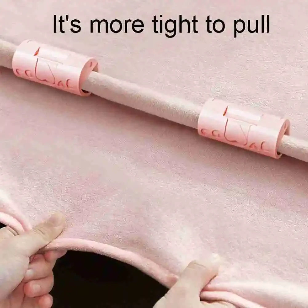 Anti-Slip Bed Sheet Holder Clips – Secure Mattress Sheet Fasteners