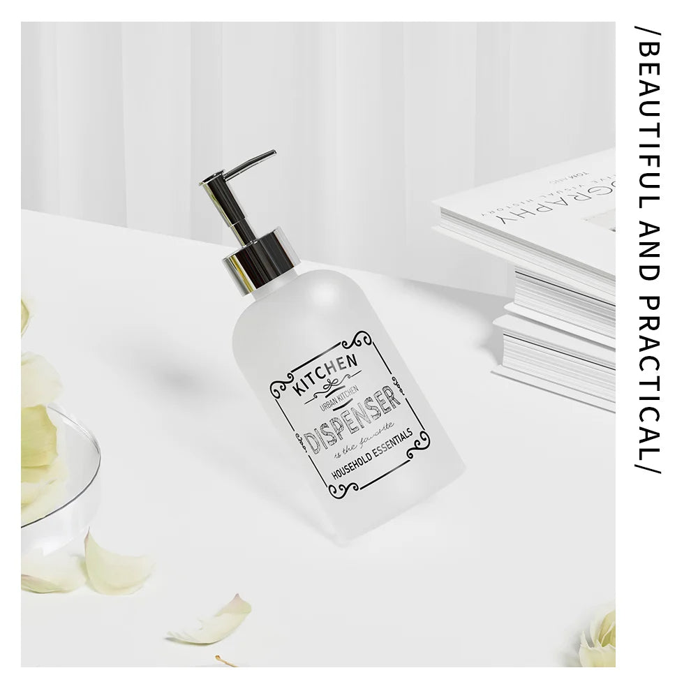 Nordic Style Glass Lotion & Soap Dispenser