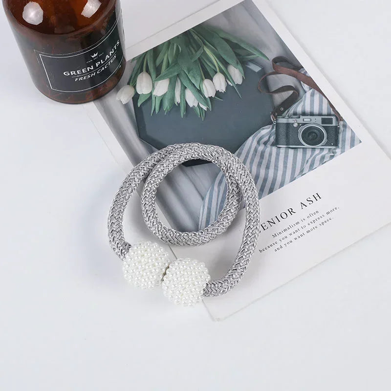 Luxury Pearl Magnetic Curtain Tiebacks (PAIR)