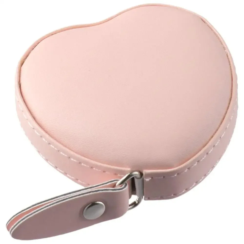 "Mini Heart Measuring Tape – Soft, Flexible & Pocket-Friendly"