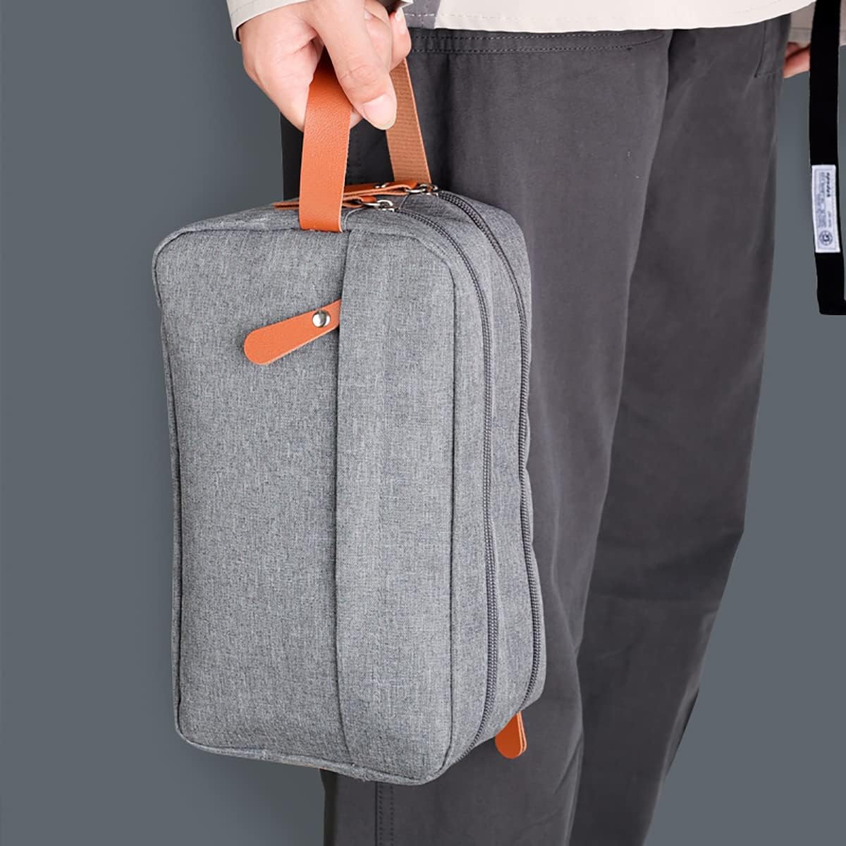 Dual Pocket Travel Toiletry Bag