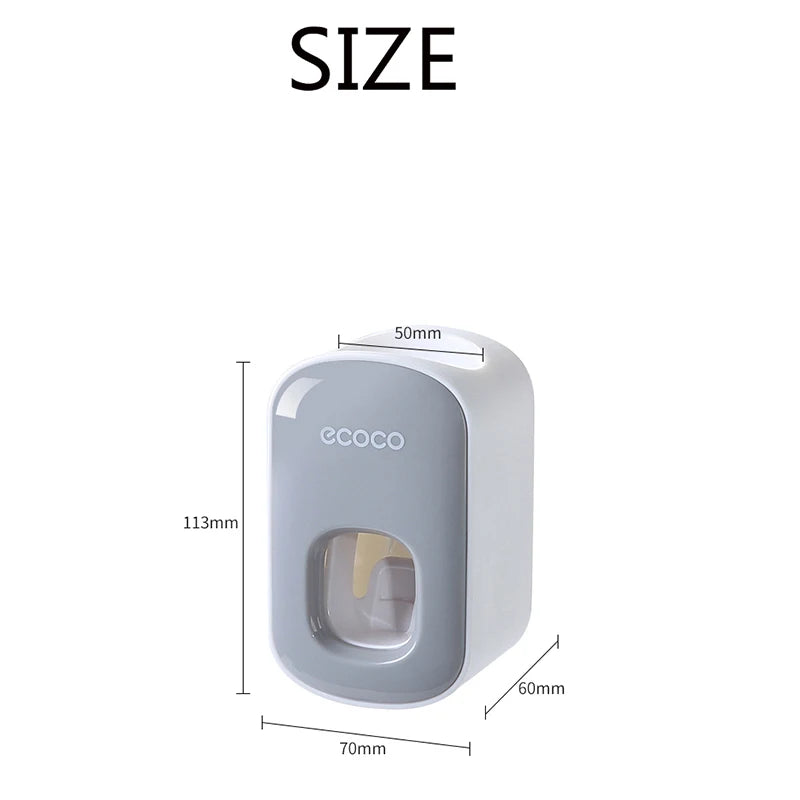 EcoTouch Automatic Toothpaste Dispenser – Wall Mounted
