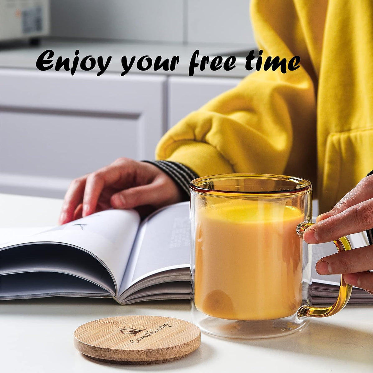 Double Walled Glass Mug