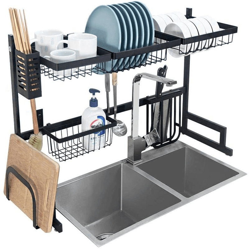 Over The Sink Dish & Utensils Drying Rack