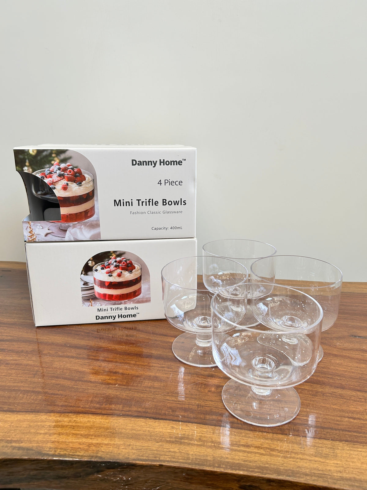 Danny Home Mini Trifle Bowl 4Pcs