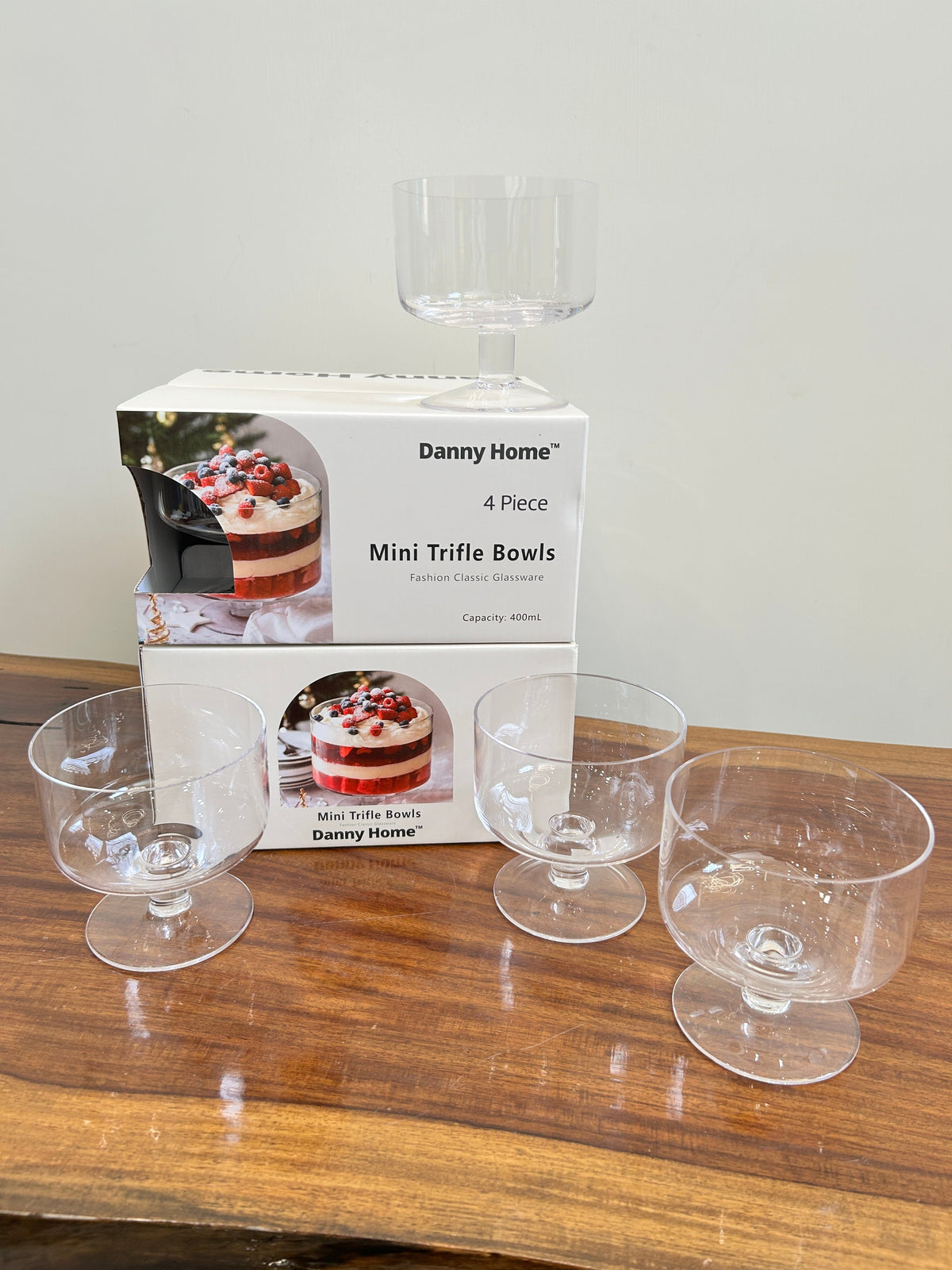Danny Home Mini Trifle Bowl 4Pcs