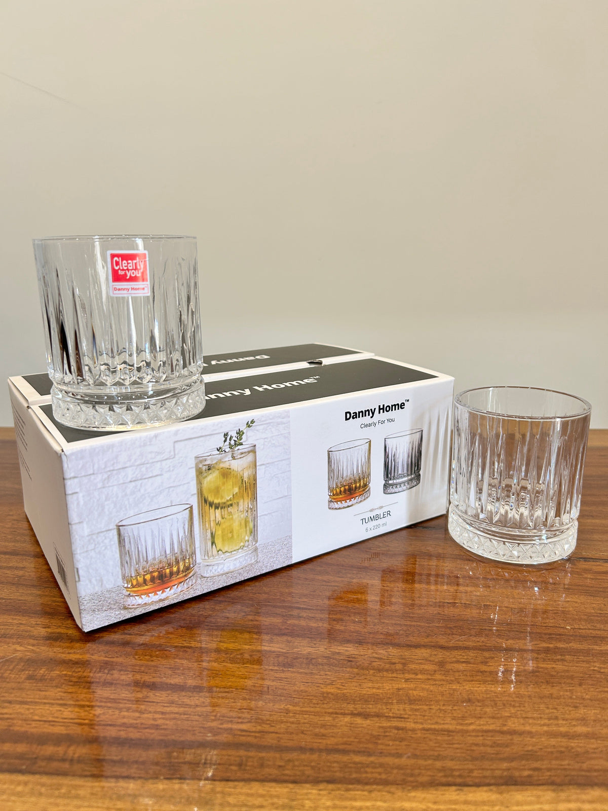 Danny Home Boutique Glass 6Pcs (220ml)