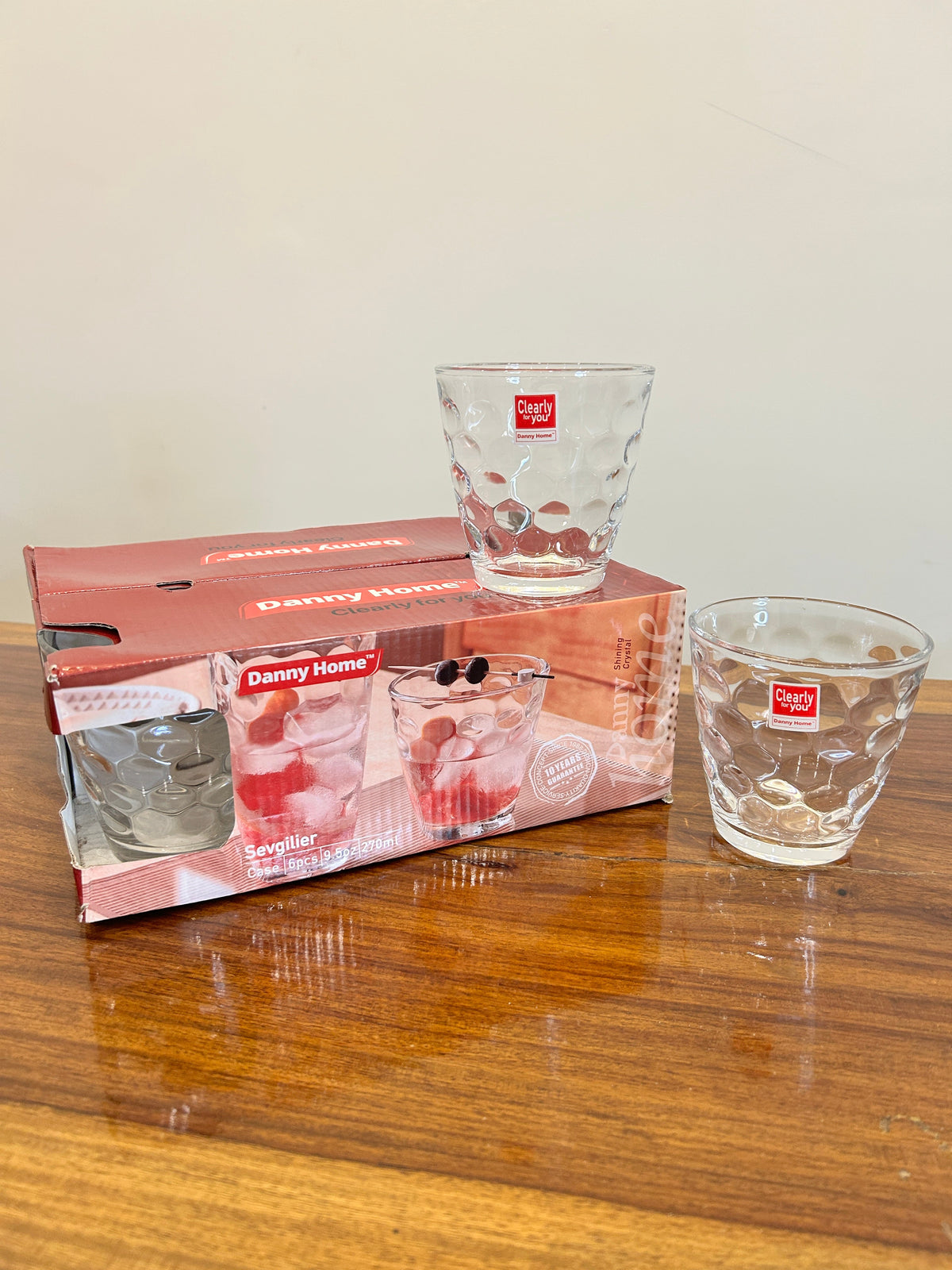 Danny Home Sevgilier Case Glass 6Pcs (270ml)