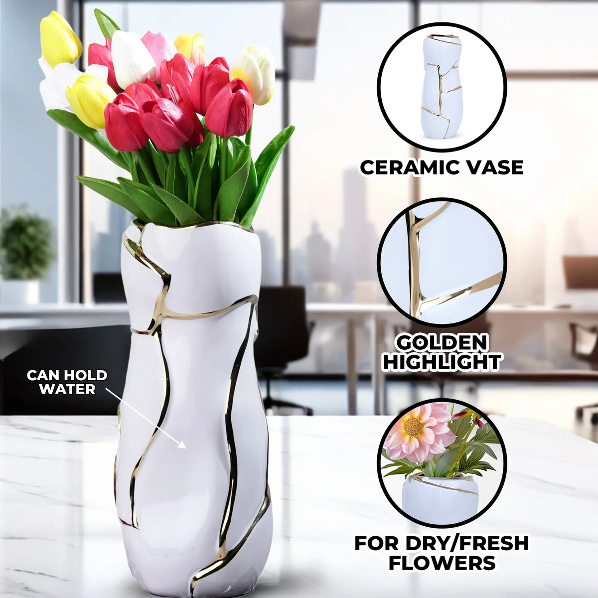 Abstract Ceramic Vase