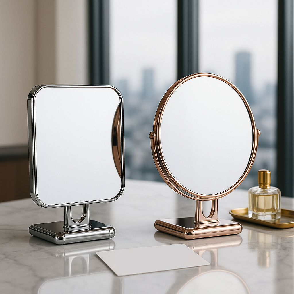 Luxury Vanity Mirror – Silver or Rose Gold