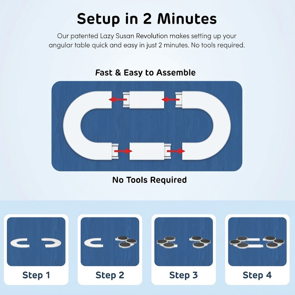 SpinServe™ 360° Expandable Dining Tray