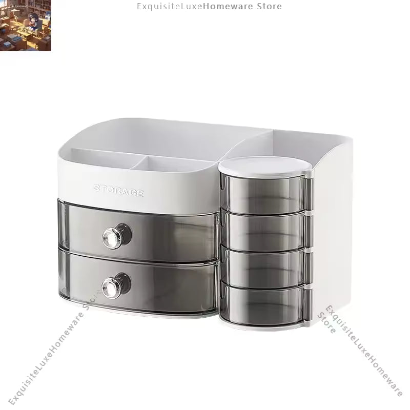 Large Capacity Cosmetics Storage Box – Premium Desktop Organizer