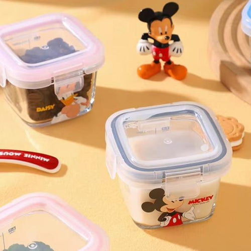 DISNEY Mickey & Friends Glass Airtight Box Set