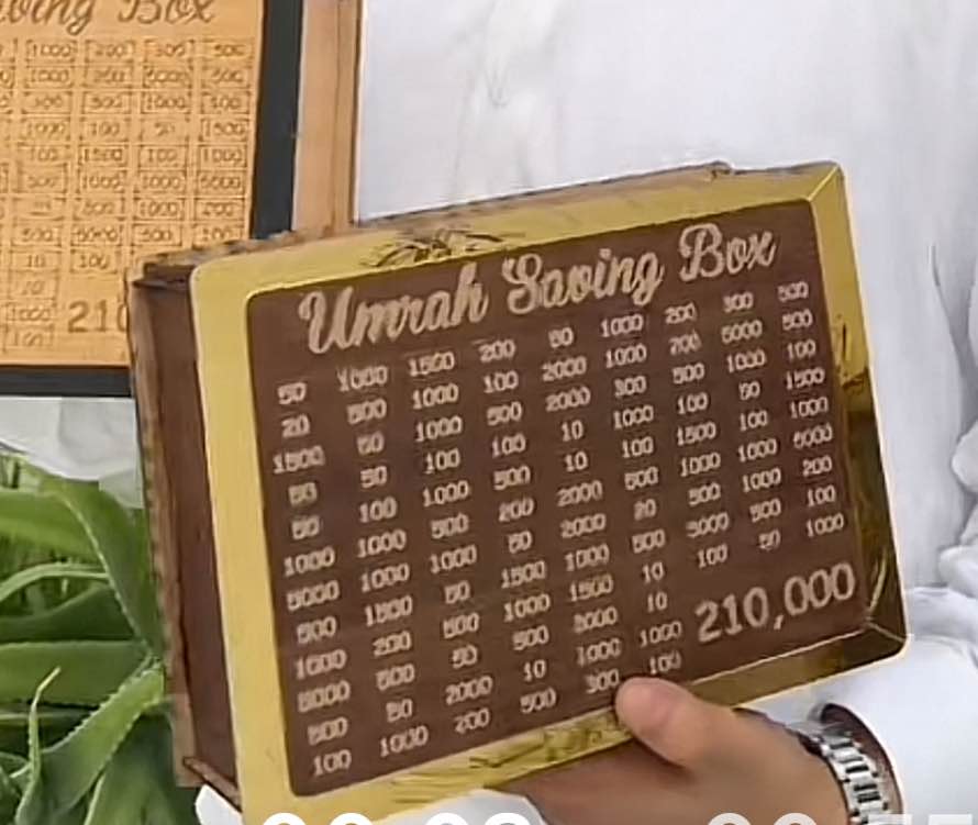 Umrah Saving Box - Save 210,000 for Umrah | Smart Money Saving Box