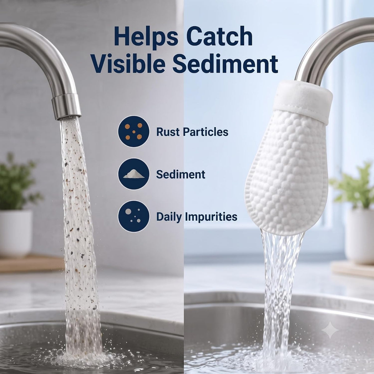 Universal Tap Water Filter Cotton Bags