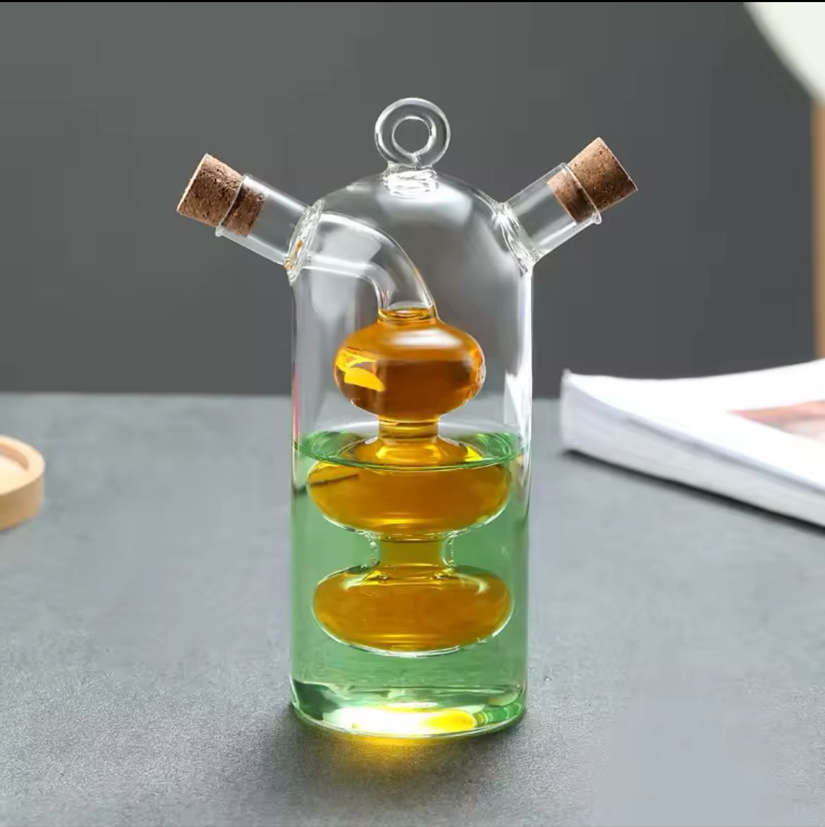 2 in 1 Olive Oil & Vinegar Dispenser (Assorted Designs)