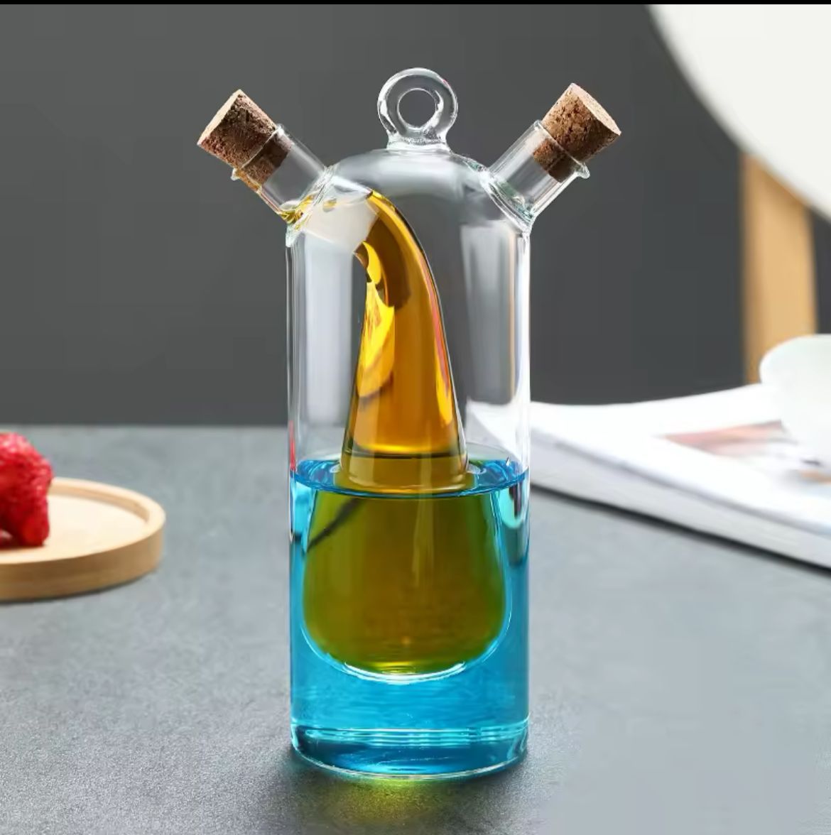 2 in 1 Olive Oil & Vinegar Dispenser (Assorted Designs)