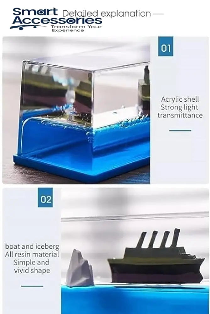 Acrylic Cruise Ship Decoration