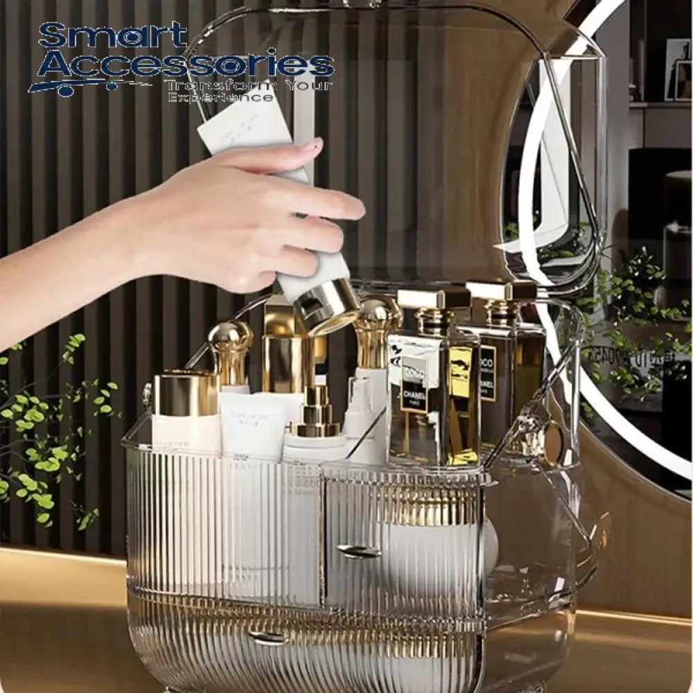 Acrylic Crystal Makeup Organizer